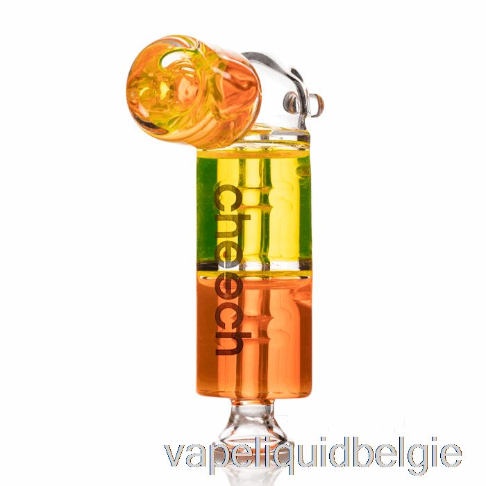 Vape Liquid Cheech Glass Dual Invriesbare Handpijp Oranje/geel